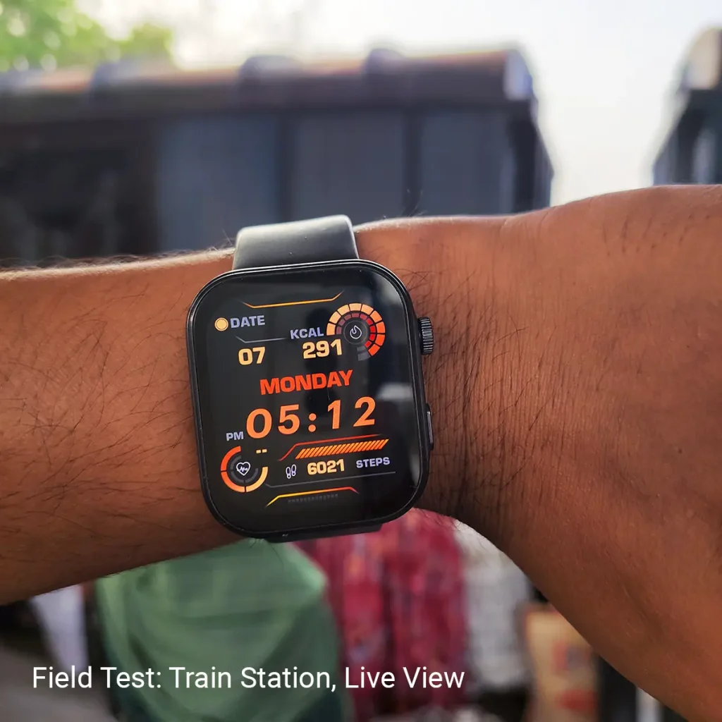 Brightness checkup - 3 Field Test Train Station, Live View