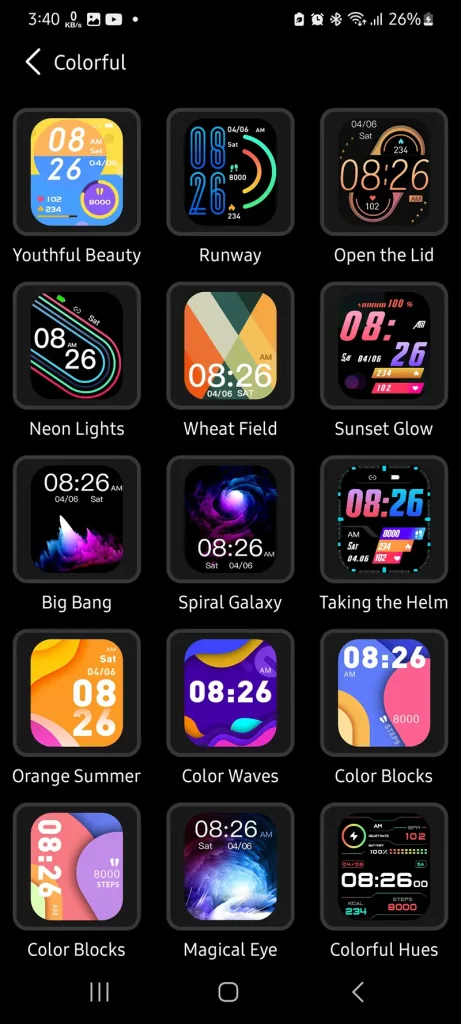 TOZO Dialer Watch Faces 3