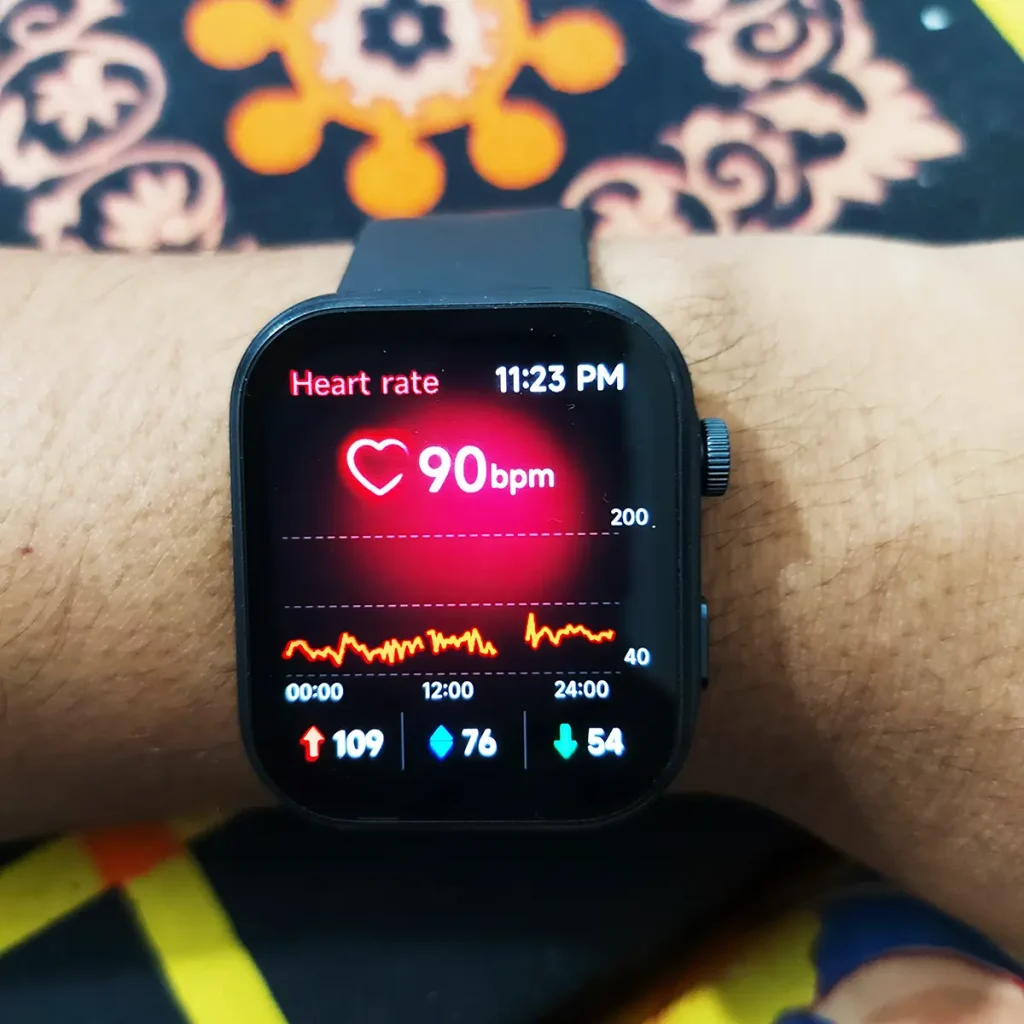 TOZO S6 health monitoring - Heart rate detector