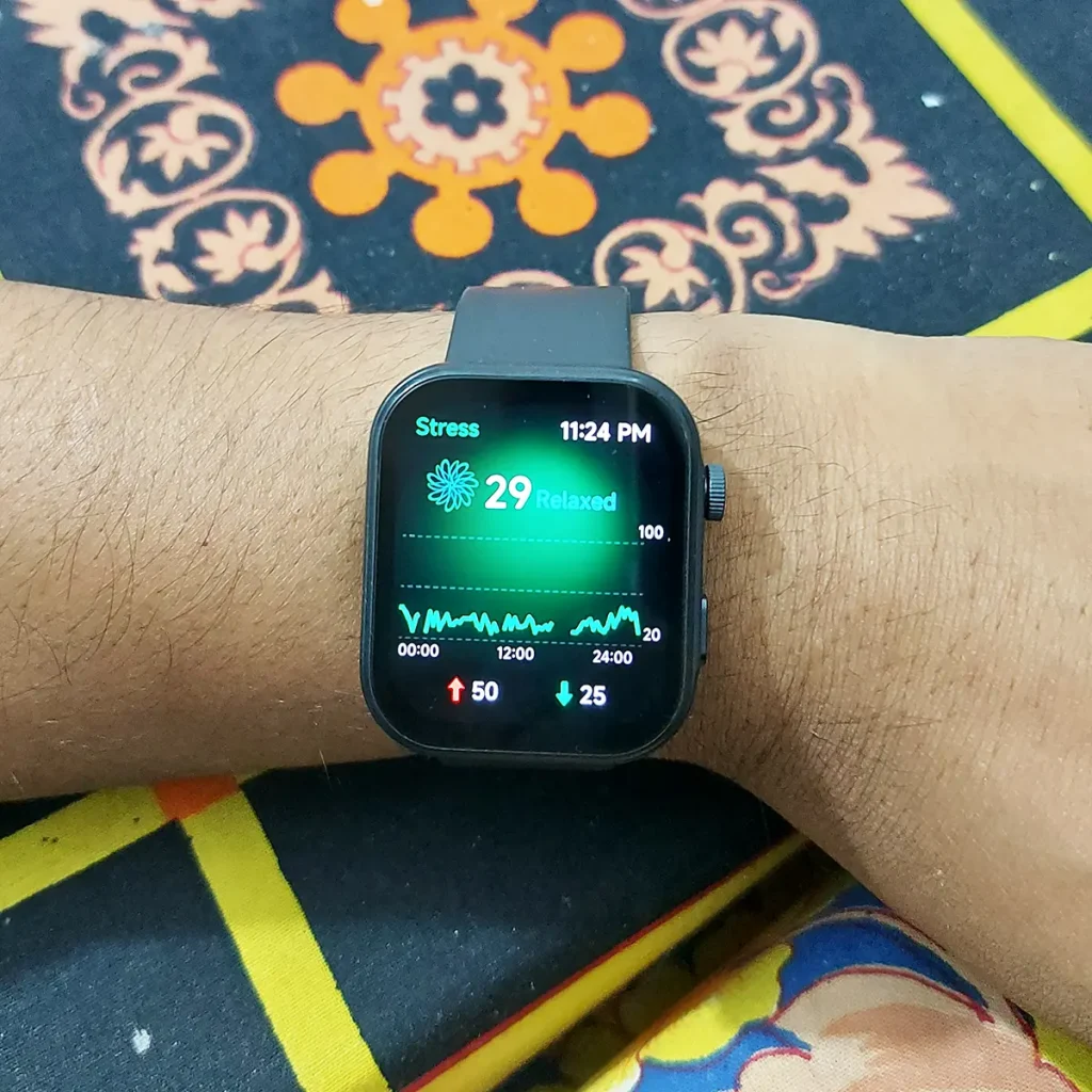 TOZO S6 health monitoring - Stress detector