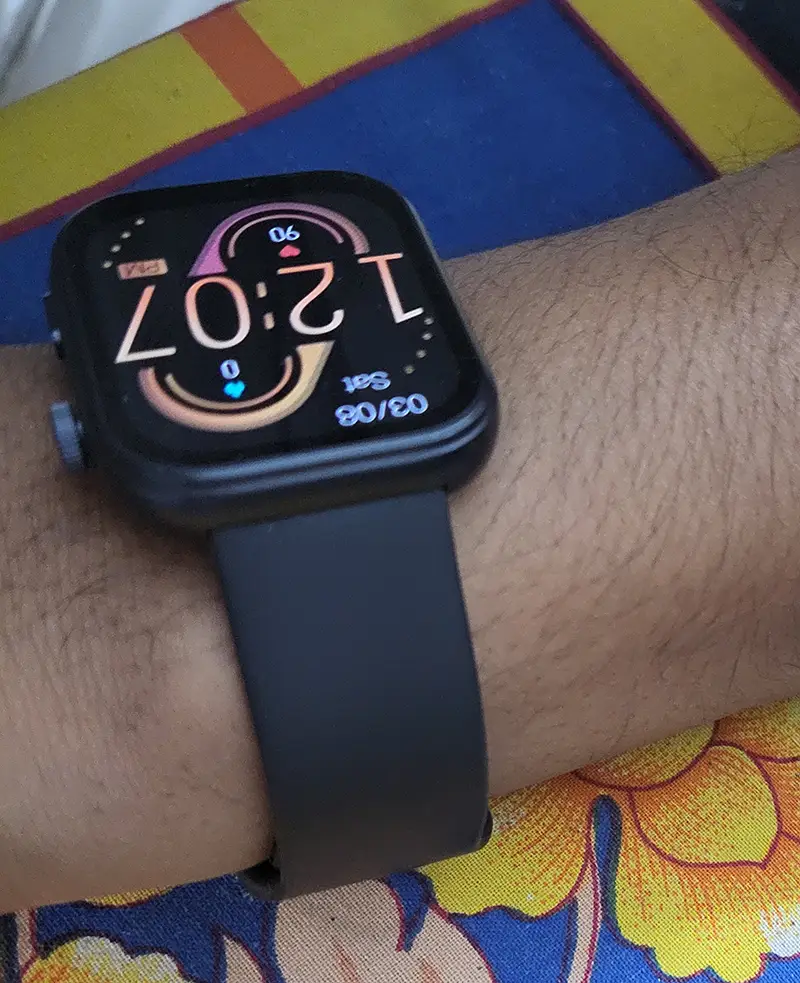 TOZO S6 smartwatch upper side view TOZO S6 Smartwatch Full Review: Features, Pros, Cons & Real-Life Testing ([year])